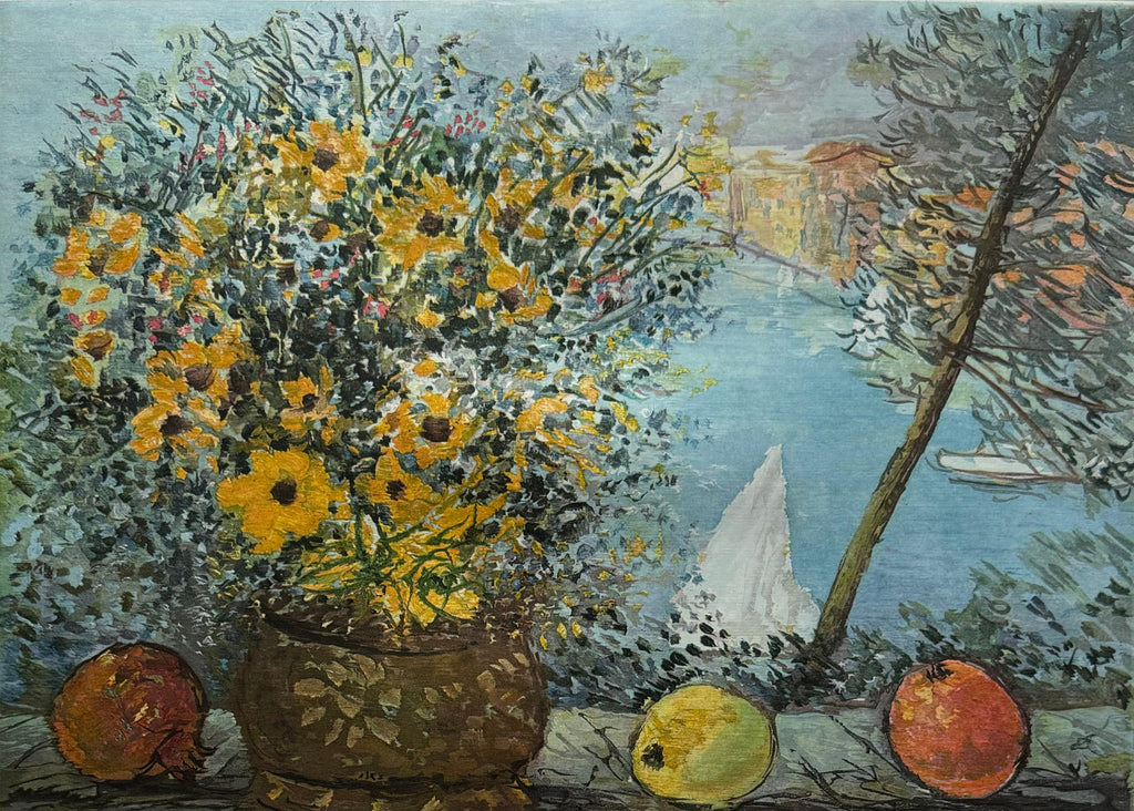 Fiori a Portofino | Michele Cascella – Arte Pentagono™