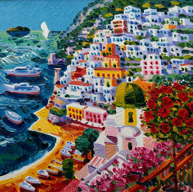 Alberello di rose a Positano | Athos Faccincani