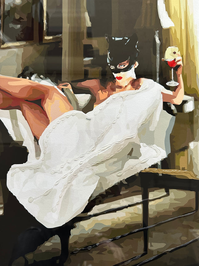 Opera incorniciata: "Cat Woman" | G.Moramarco