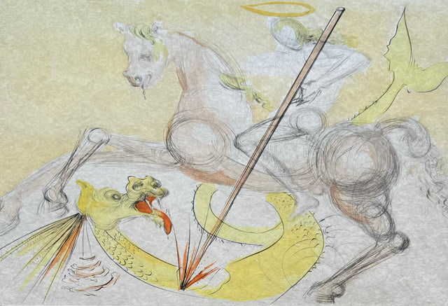 San Giorgio e il drago | Salvador Dalì