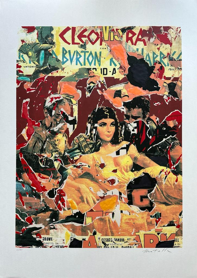 Cleopatra e Richard Burton | Mimmo Rotella