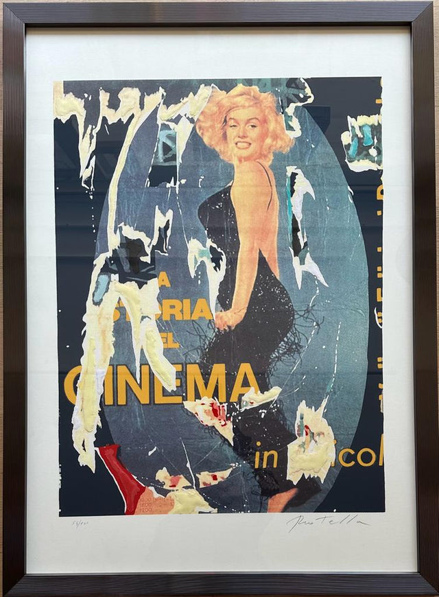 Opera incorniciata: La storia del cinema | Mimmo Rotella