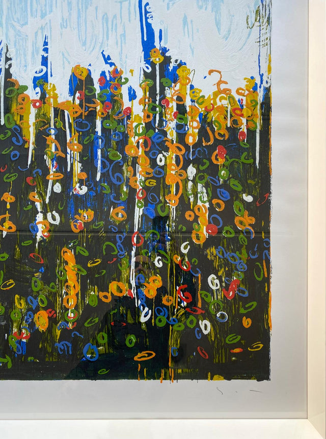 Opera in cornice: Splendore del floricoltore | Mario Schifano