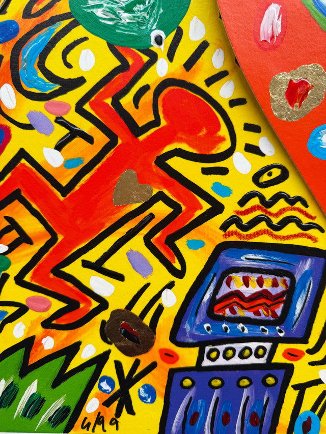 Opera Incorniciata: Haring a New York | Bruno Donzelli