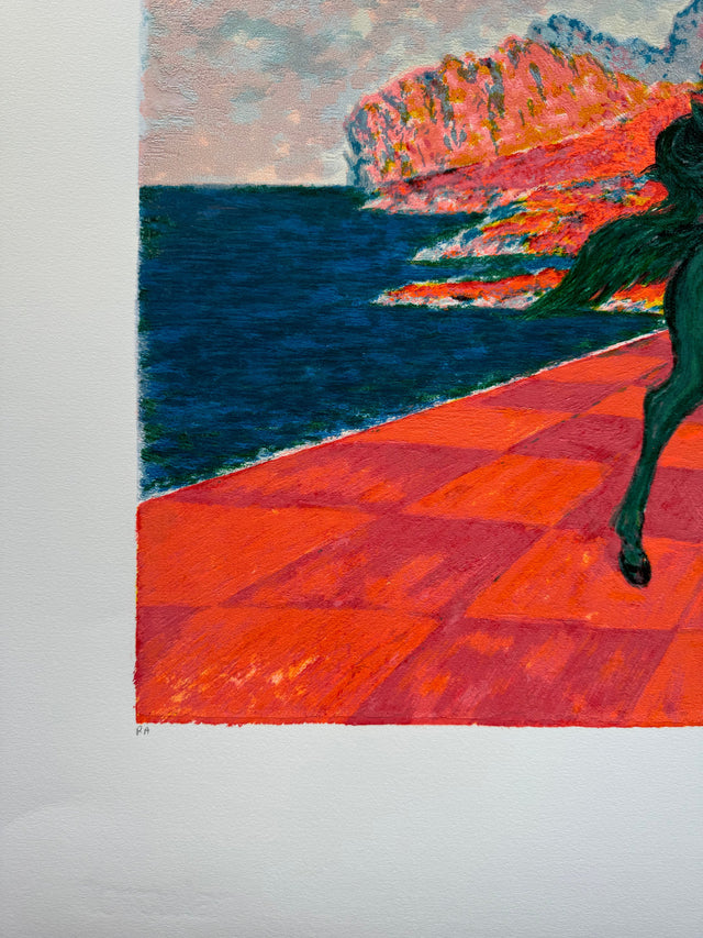 Cavalli in corsa  | Aligi Sassu