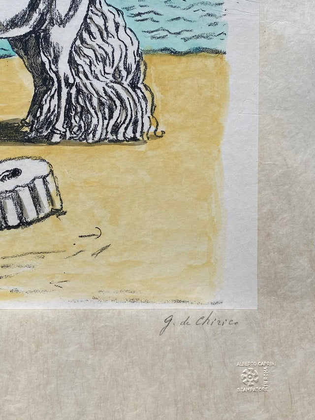 Riposo presso l'Egeo | Giorgio De Chirico