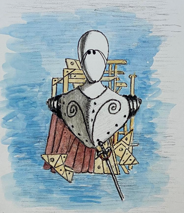 Trovatore con lo spadino | Giorgio De Chirico