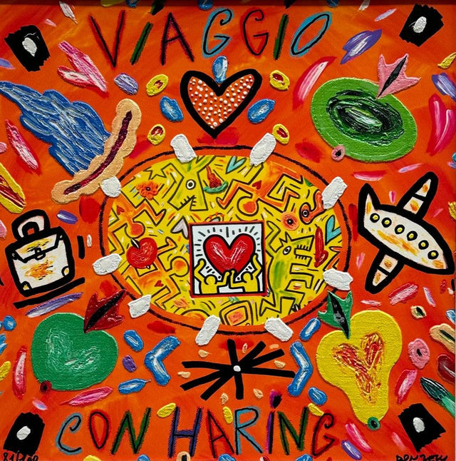 Opera incorniciata: Viaggio con Haring | Bruno Donzelli