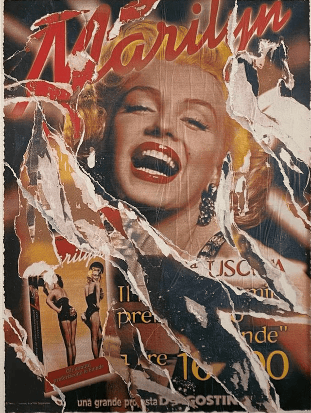 Marilyn bellezza eterna V | Mimmo Rotella
