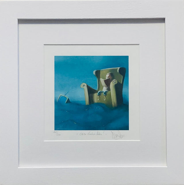 Opera in cornice: Caro vecchio libro | Diego Santini