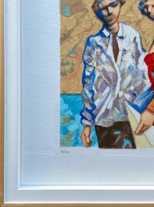 Opera incorniciata: Due ombre insieme  | Giampaolo Talani