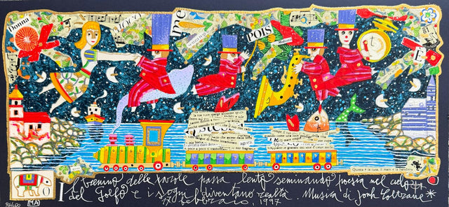 Il trenino delle parole (Fondo Blu) | Francesco Musante
