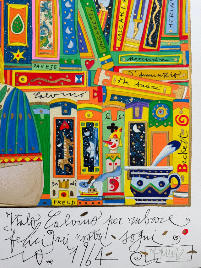La biblioteca segreta di Italo Calvino | Francesco Musante