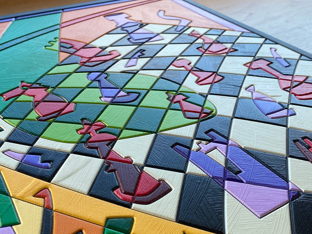 Chessboard | Ugo Nespolo