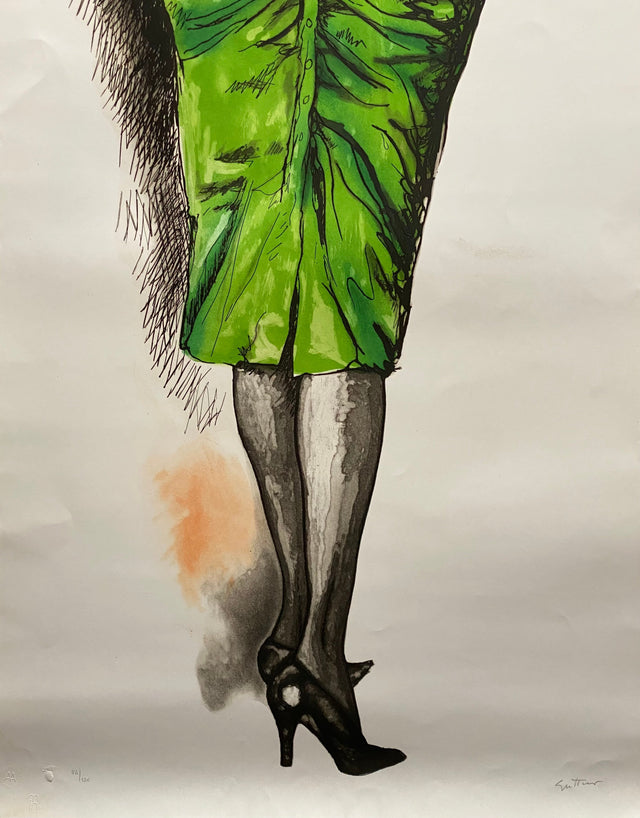 Tre donne (verde) | Renato Guttuso