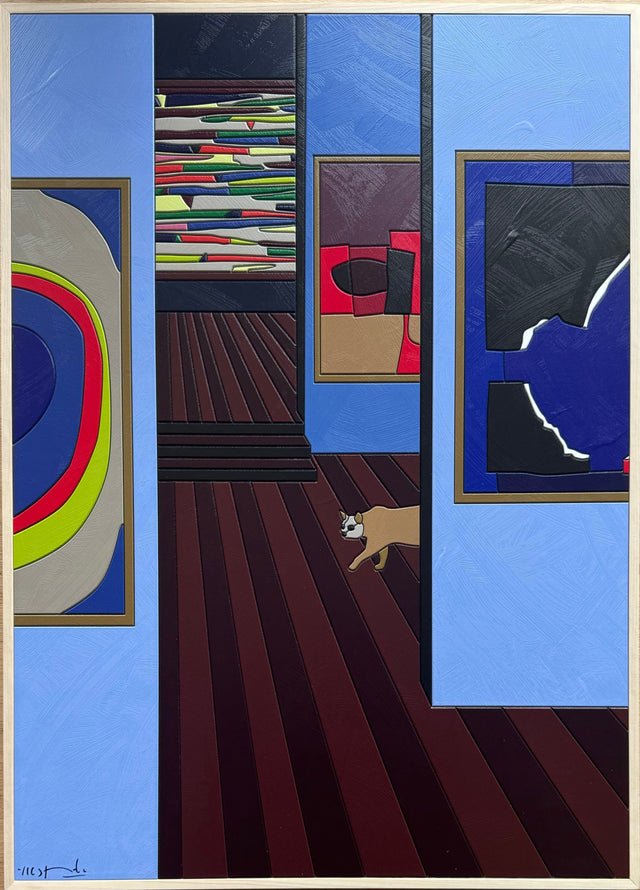 Tra fuga e agguato  | Ugo Nespolo