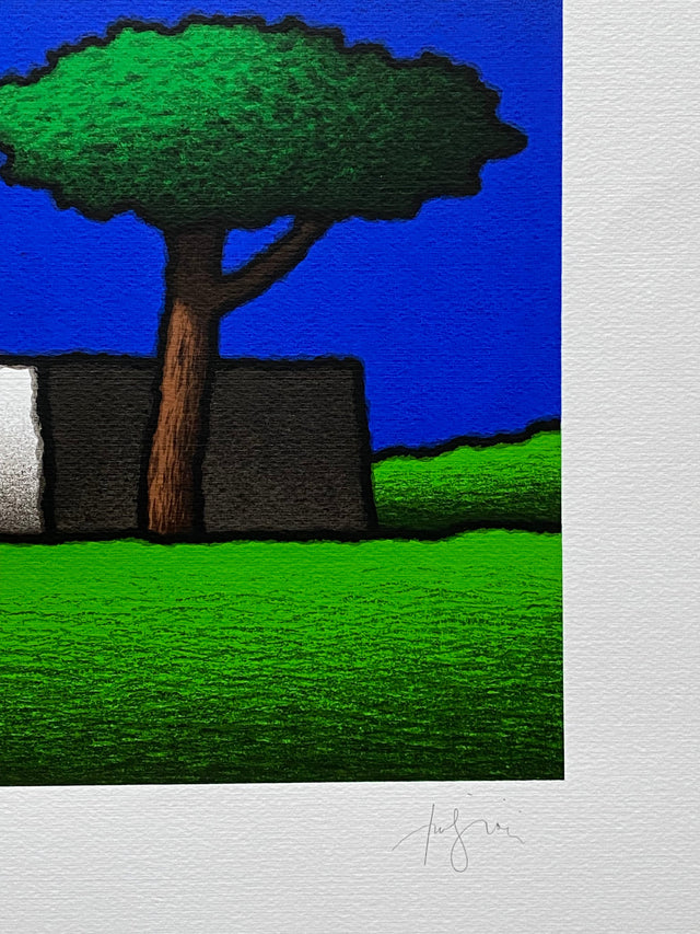 Casolare con pino | Tino Stefanoni