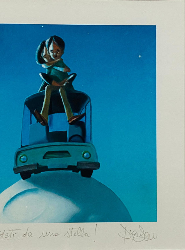 Opera in cornice: Guidato da una stella | Diego Santini