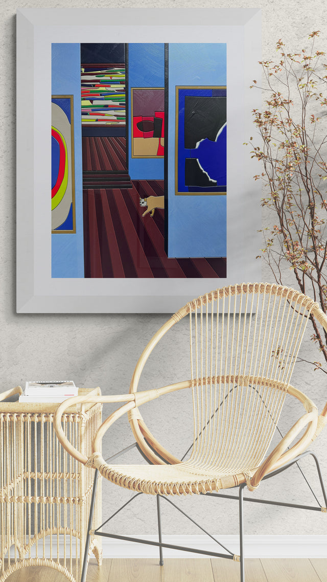 Tra fuga e agguato  | Ugo Nespolo