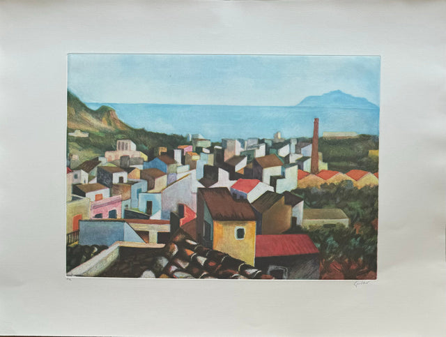 Veduta di Bagheria | Renato Guttuso