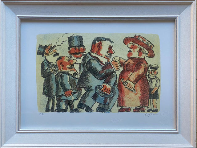 Opera in cornice: La signora | Franz Borghese