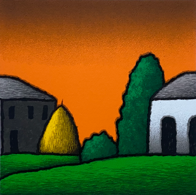 Casali a sera | Tino Stefanoni