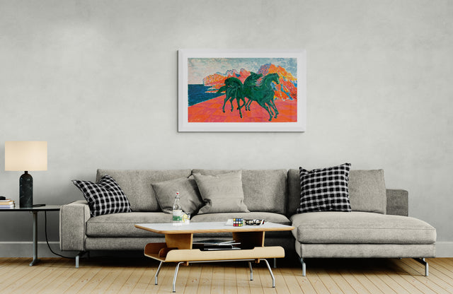 Cavalli in corsa  | Aligi Sassu