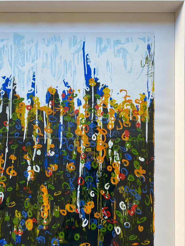 Opera in cornice: Splendore del floricoltore | Mario Schifano