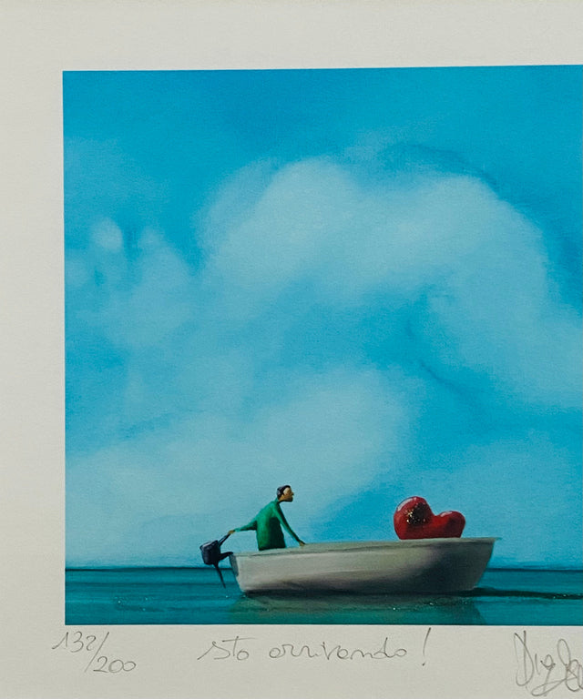 Opera in cornice: Sto arrivando | Diego Santini