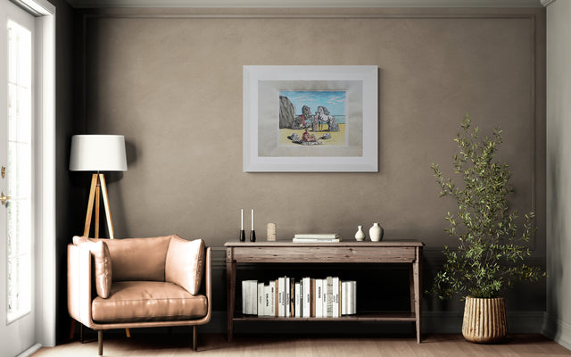 Riposo presso l'Egeo | Giorgio De Chirico