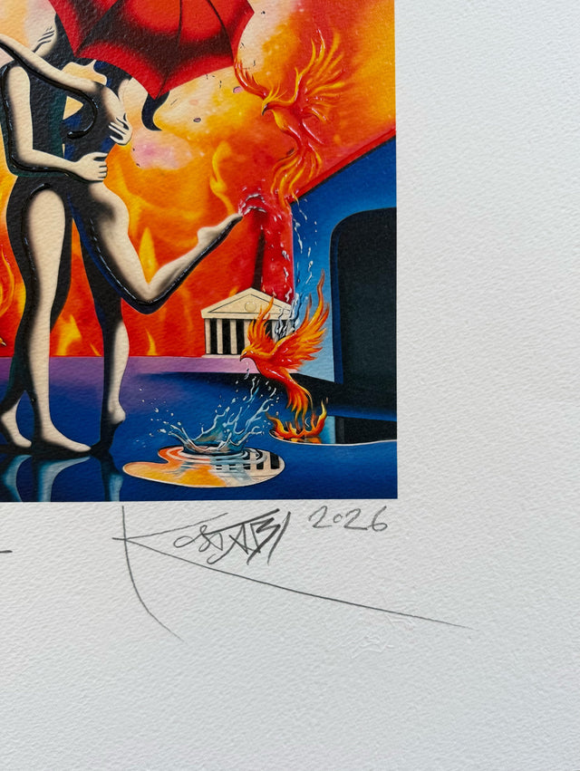 Burning Desire  | Mark Kostabi