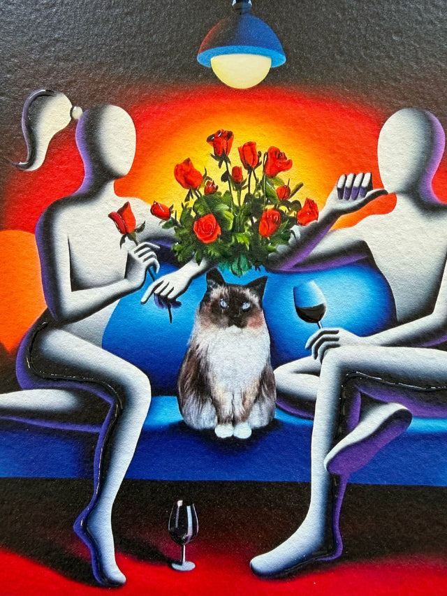 Between us | Mark Kostabi