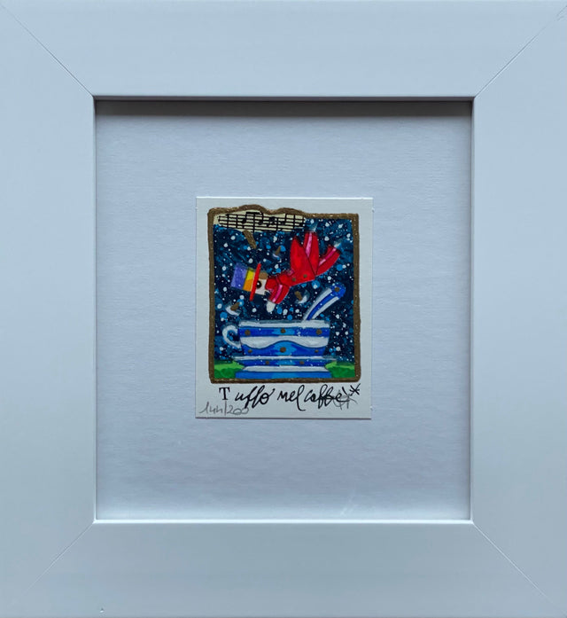 Opera in cornice: Tuffo nel caffè | Francesco Musante