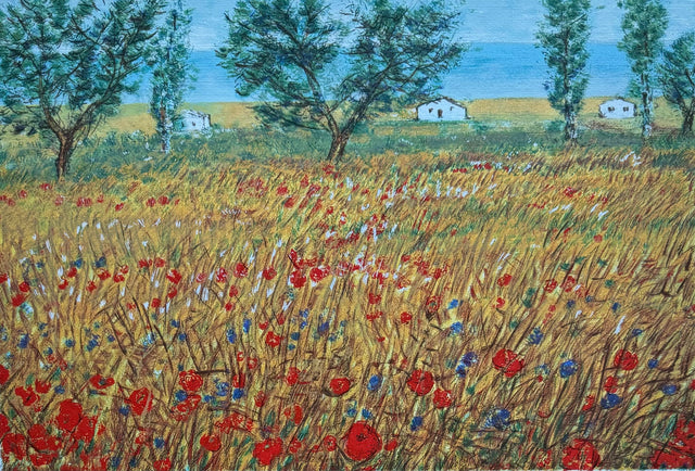 Campo di fiori II | Michele Cascella