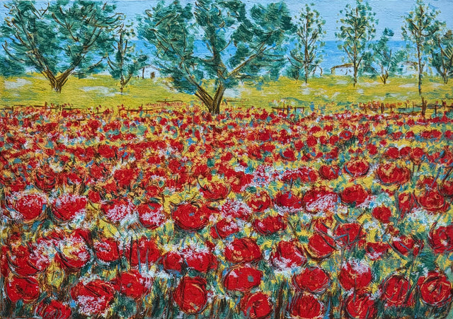 Campo papaveri  | Michele Cascella