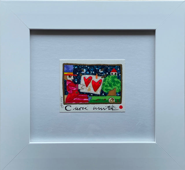 Opera in cornice: Cuori uniti | Francesco Musante