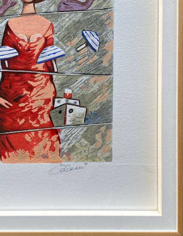 Opera incorniciata: Rotte traverse | Giampaolo Talani