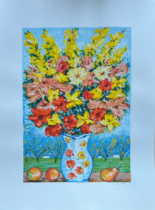 Vaso di fiori  | Michele Cascella