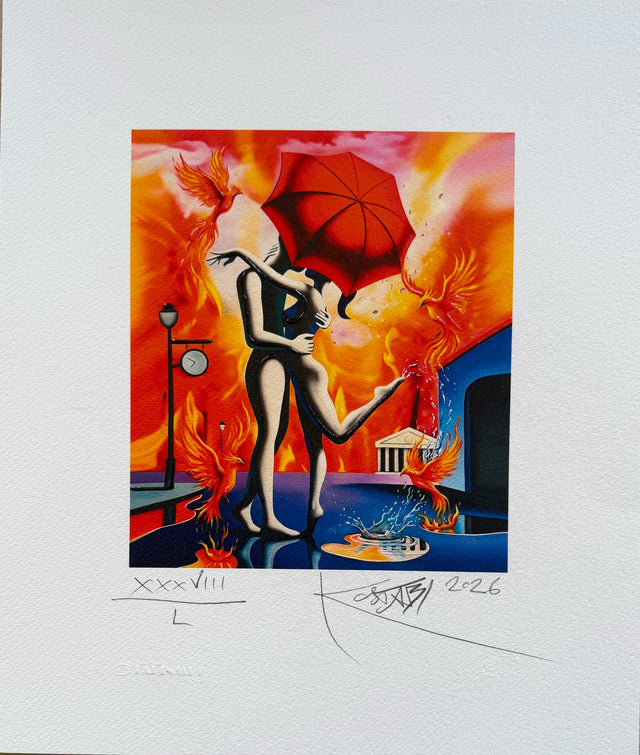 Burning Desire  | Mark Kostabi
