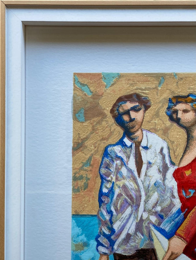 Opera incorniciata: Due ombre insieme  | Giampaolo Talani