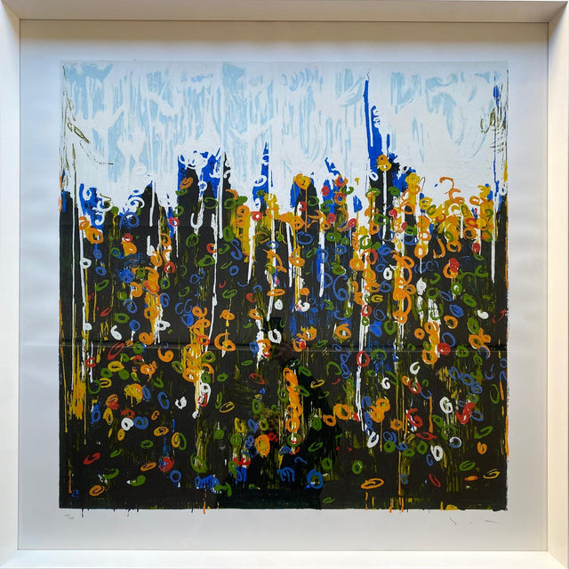 Opera in cornice: Splendore del floricoltore | Mario Schifano