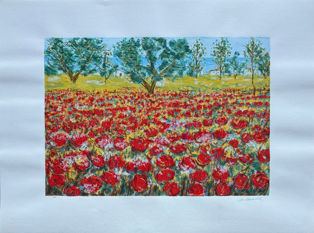 Campo papaveri  | Michele Cascella