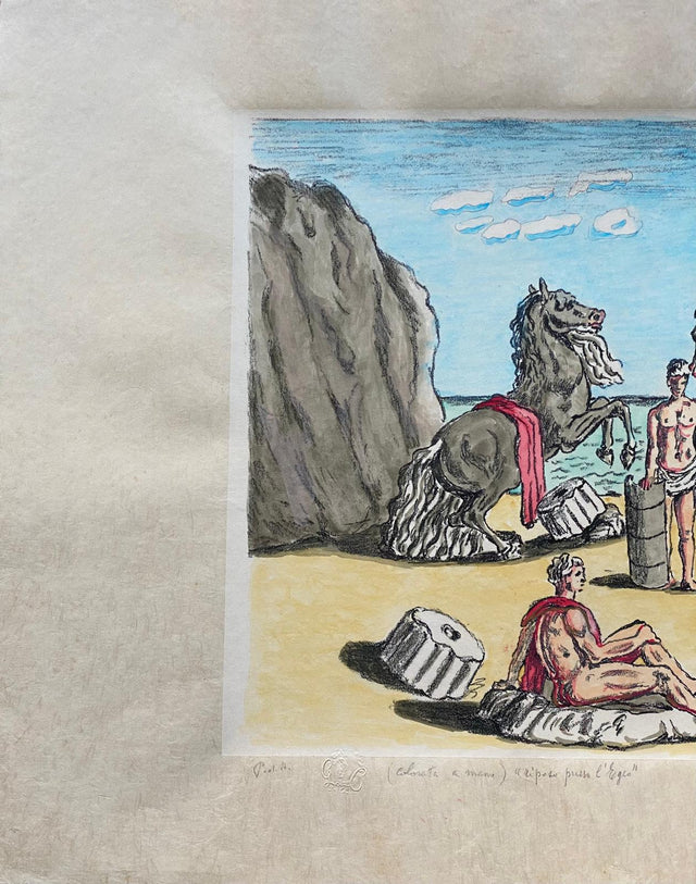 Riposo presso l'Egeo | Giorgio De Chirico