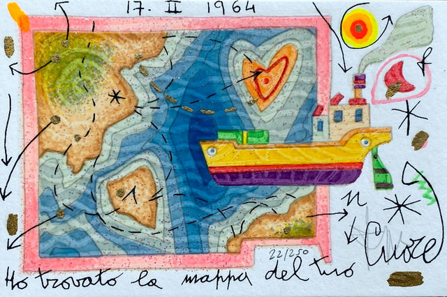 Ho trovato la mappa del tuo cuore (Fondo bianco) | Francesco Musante