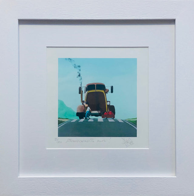 Opera in cornice: Attraversamento cuori  | Diego Santini