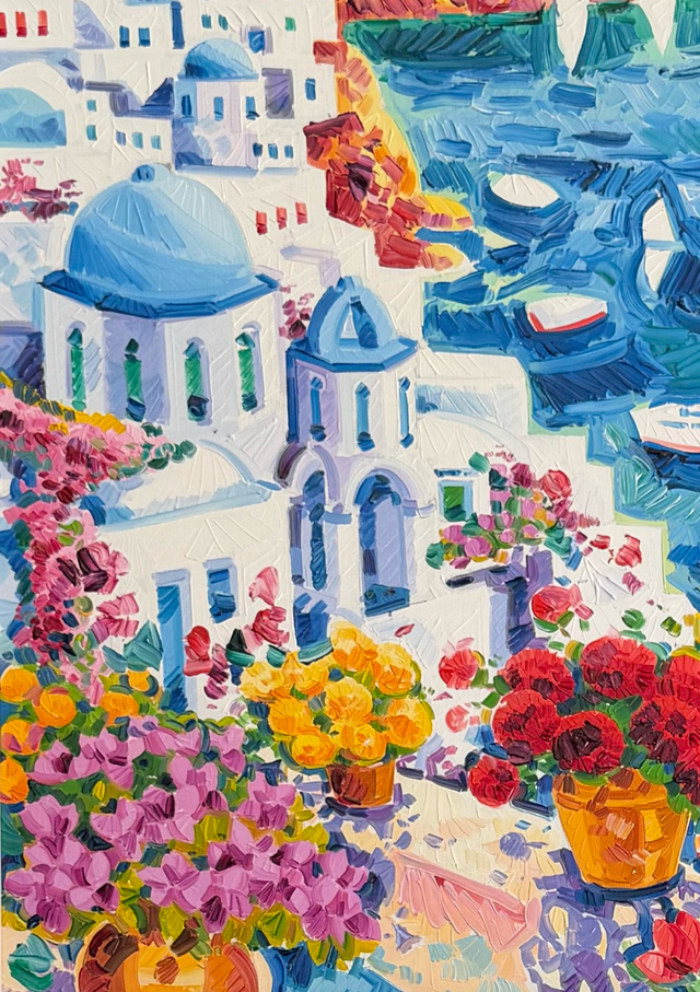 Oltre il tempo la luce di Santorini | Athos Faccincani