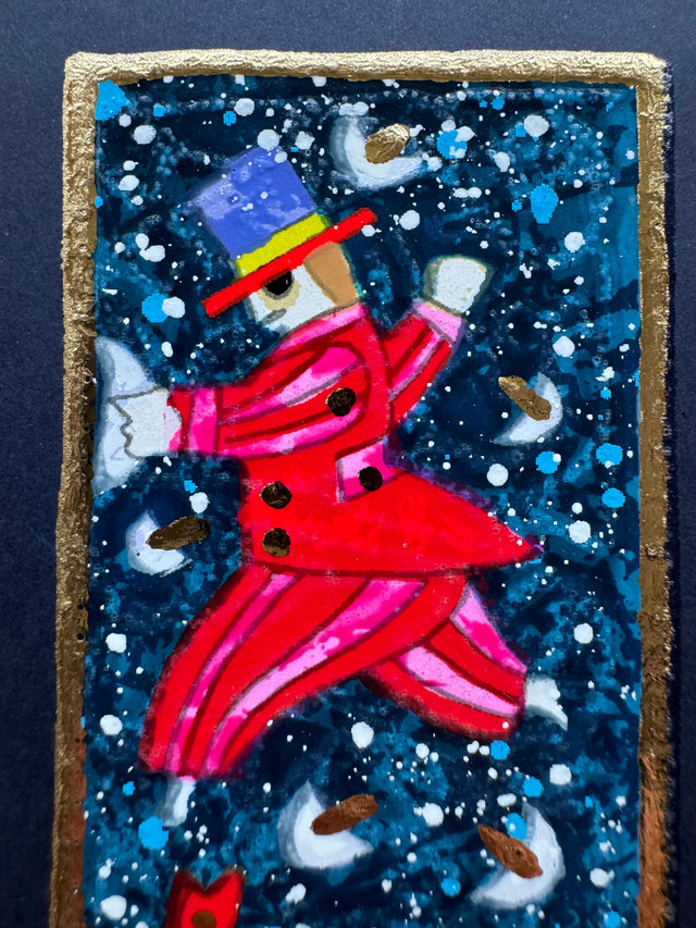 Il volo ( fondo blu) | Francesco Musante