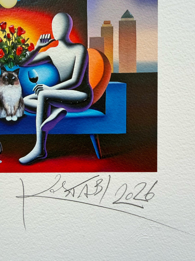 Between us | Mark Kostabi