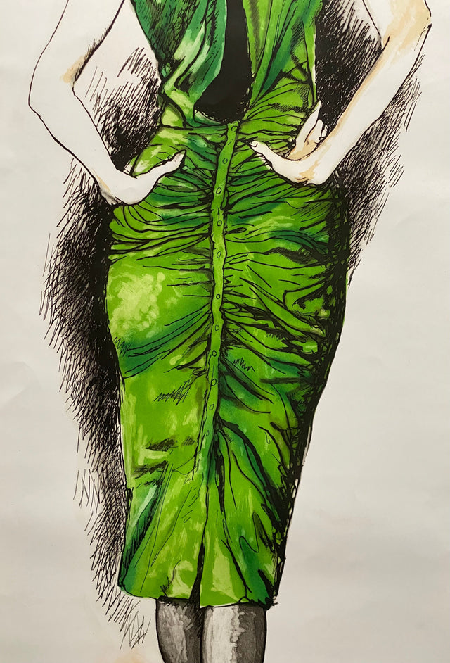 Tre donne (verde) | Renato Guttuso