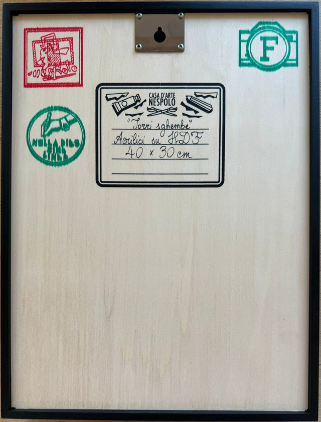 Torri sghembe | Ugo Nespolo